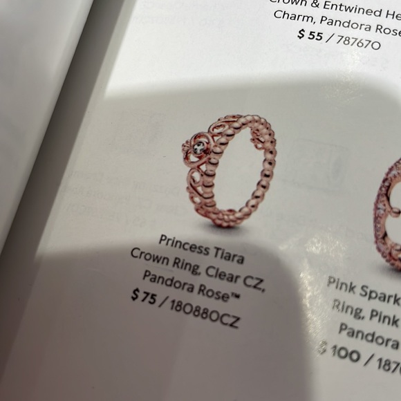 180880OCZ-52 size 6 rose color My Princess ring - Picture 7 of 7